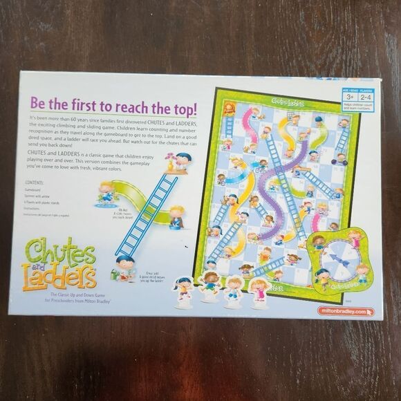 🔸️Chutes & Ladders Classic 2005 Edition Children's Board Game - Picture 8 of 8